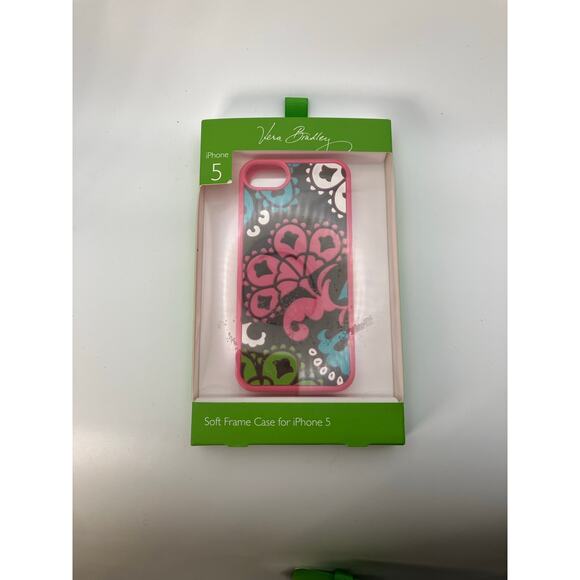 Vera Bradley iPhone 5 Soft Frame Case Tutti Frutti Floral Design New in Box3 - Picture 1 of 5